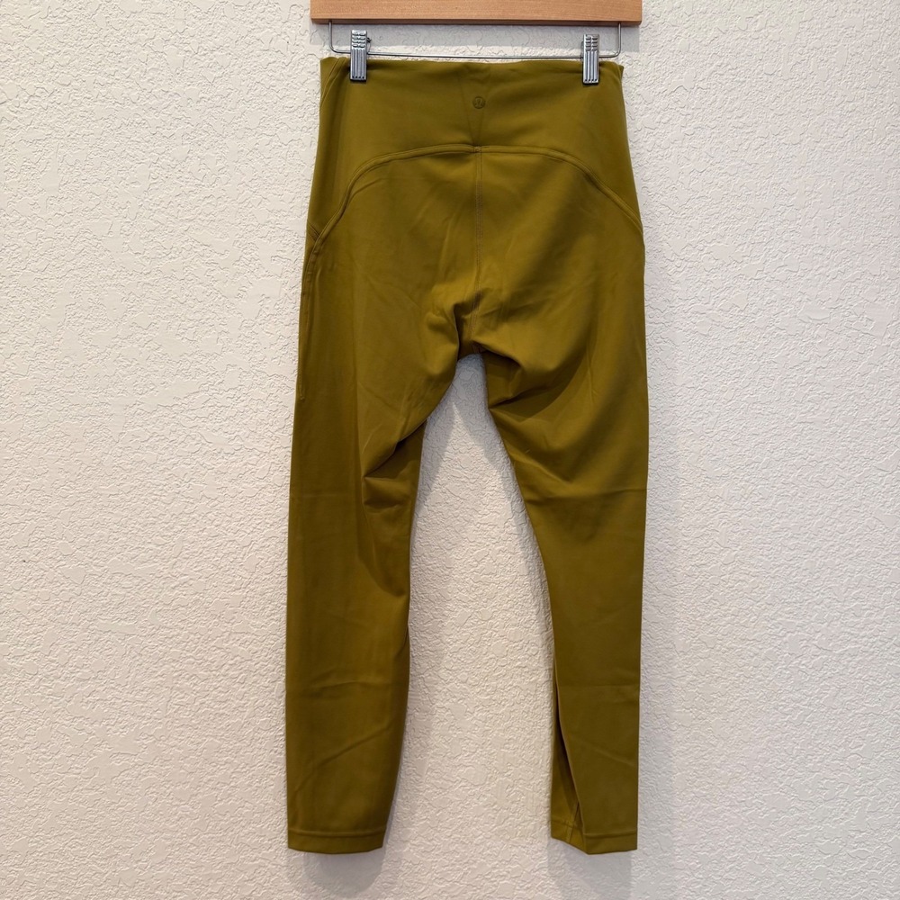 Lululemon Instill High-Rise Tight 25" Auric Gold Size 8 Gym Workout Leggings - Picture 4 of 10